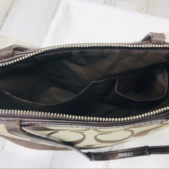 Coach Signature Stripe Tote Shopper - Picture 8 of 8